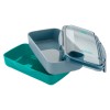 Marmiteira Electrolux Lunch Box 950 mL 4104003 Resistente a Temperatura - Cinza/Verde