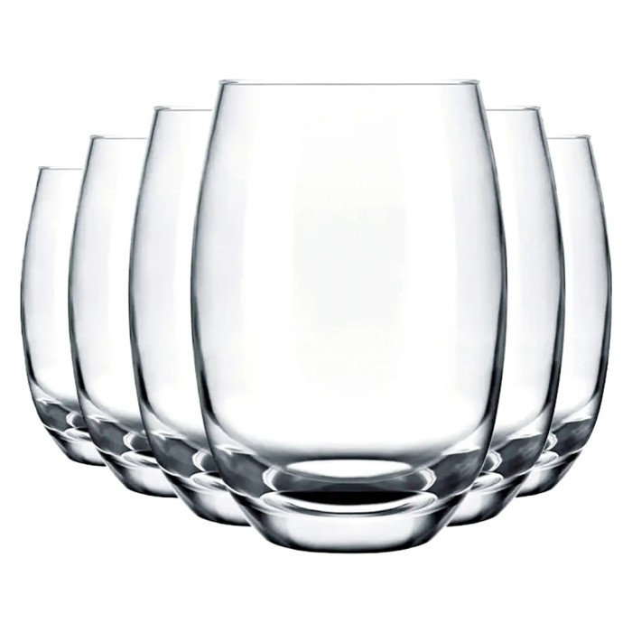 Conjunto de Copos de Vidro Aruba 465ml 6 Peças Nadir Conjunto de Copos de Vidro Aruba 465ml 6 Peças Nadir