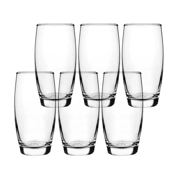 Conjunto de Copos 6 Peças de Vidro 300mL Nadir Oca Conjunto de Copos 6 Peças de Vidro 300mL Nadir Oca